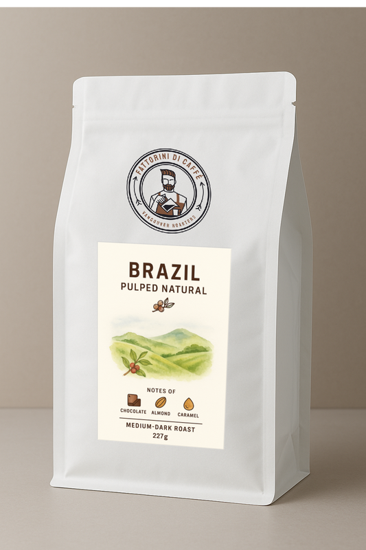 Brazil Pulped Natural – Medium-Dark Roast (227g)